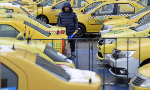 Protest taximetriști