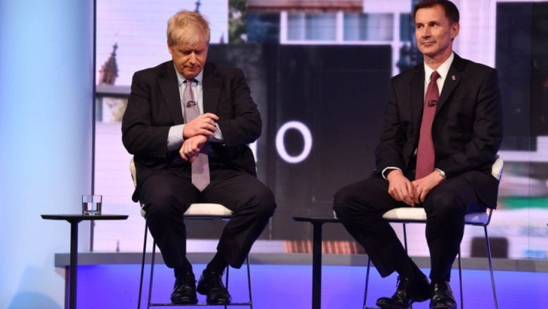Boris Johnson și Jeremy Hunt