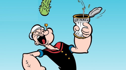 Popeye Marinarul, spanac