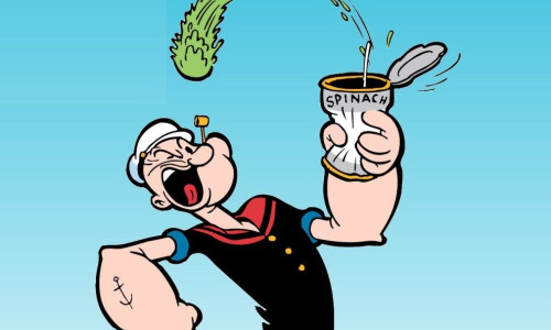Popeye Marinarul, spanac