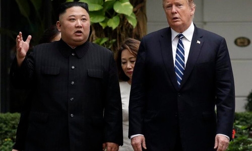 Donald Trump și Kim Jong-un, în Coreea de Nord