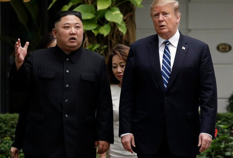 Donald Trump și Kim Jong-un, în Coreea de Nord