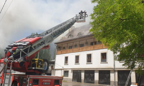 Incendiu la Mănăstirea Râmeț