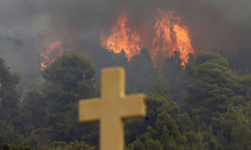 Incendiu în Grecia