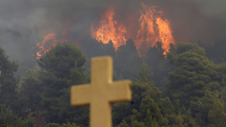 Incendiu în Grecia