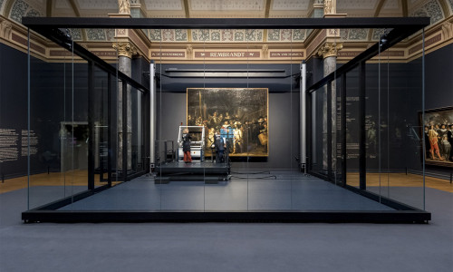 Rondul de noapte, de Rembrandt, la muzeul din Amsterdam