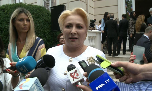 Viorica Dăncilă, la Ambasada Franței