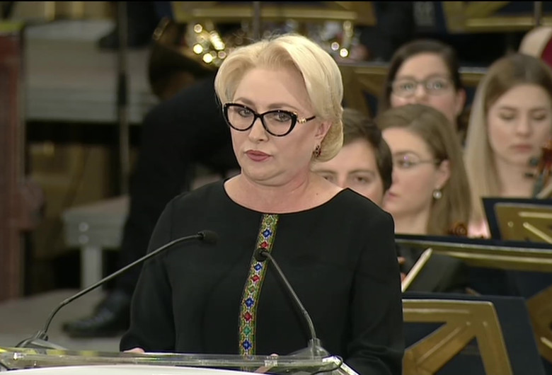 Viorica Dăncilă, la Ateneul Român