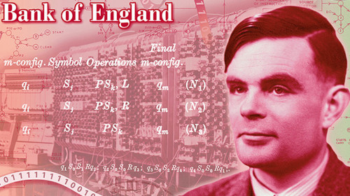 Bancnota cu Alan Turing