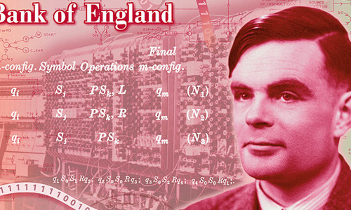 Bancnota cu Alan Turing