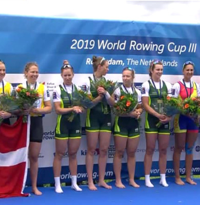 romania canotaj podium