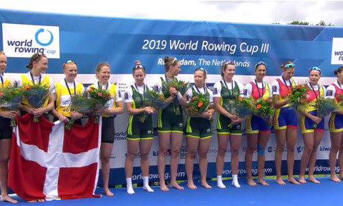 romania canotaj podium