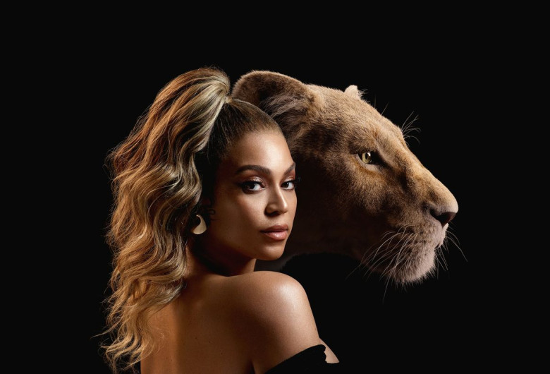 Beyonce cu leu în spate