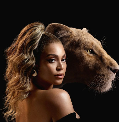 Beyonce cu leu în spate