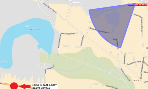 Localizare STS cu fata ucisă în Caracal