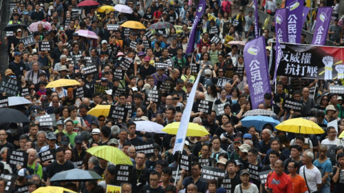 Protest în Hong Kong