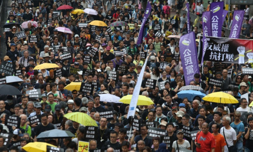 Protest în Hong Kong