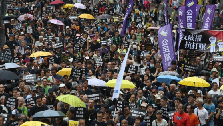 Protest în Hong Kong