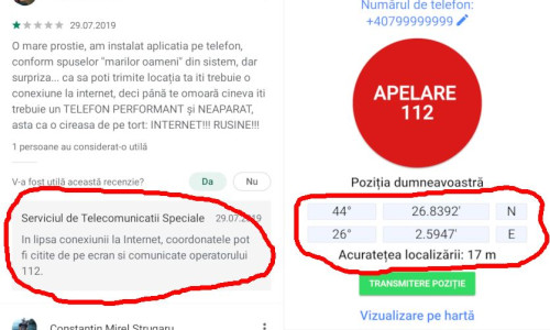 Aplicația Apel 112