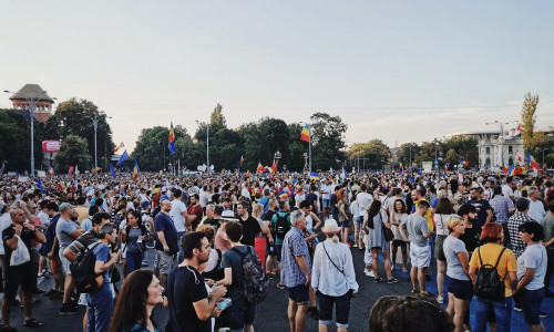 10 august 2019, Piața Victoriei, protestul diasporei