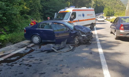 Accident pe DN7