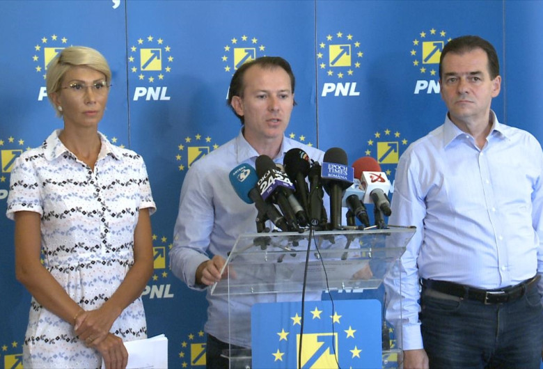 Raluca Turcan, Florin Cîțu și Ludovic Orban