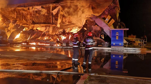 Incendiu în fostul Bamboo din Mamaia