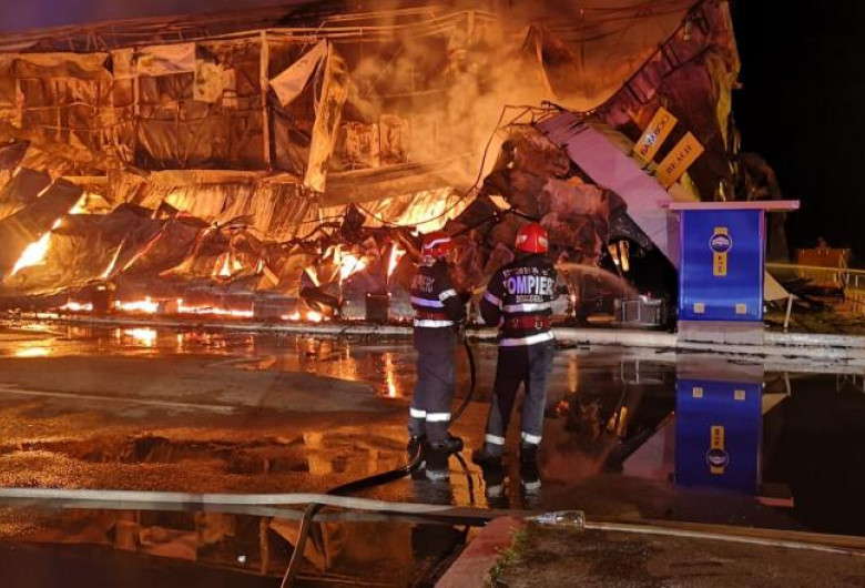Incendiu în fostul Bamboo din Mamaia