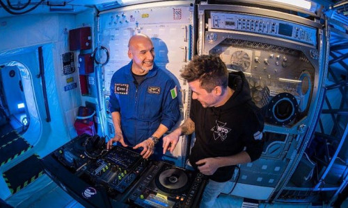 DJ spațial Luca Parmitano