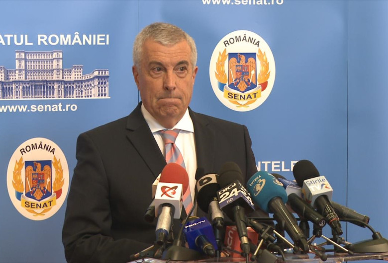 Călin Popescu Tăriceanu, cu buzele strânse