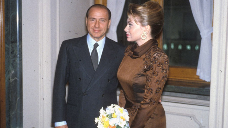 Veronica Lario cu Silvio Berlusconi