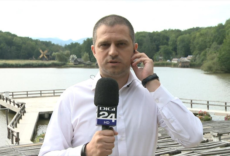 Bogdan Trif, cu microfon Digi24