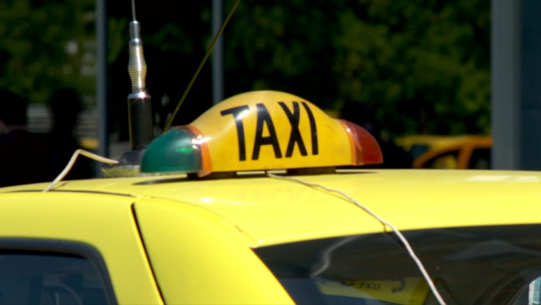 Semn de mașină de taxi
