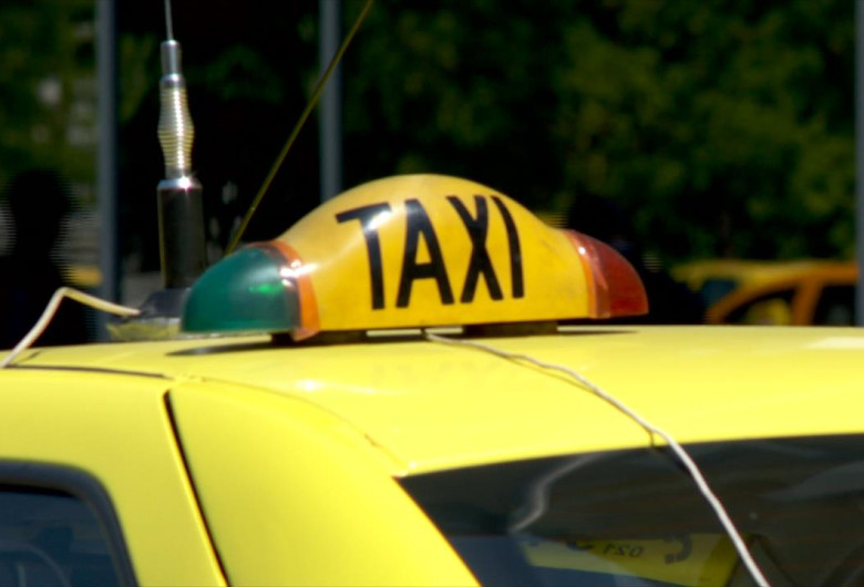 Semn de mașină de taxi