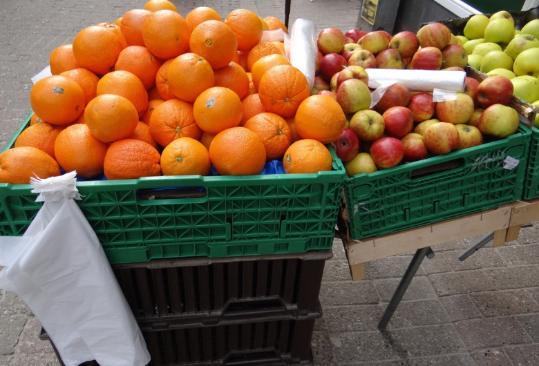 Pungi de plastic pentru fructe și legume