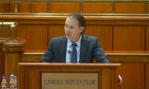 Florin Cîțu, la Camera Deputaților