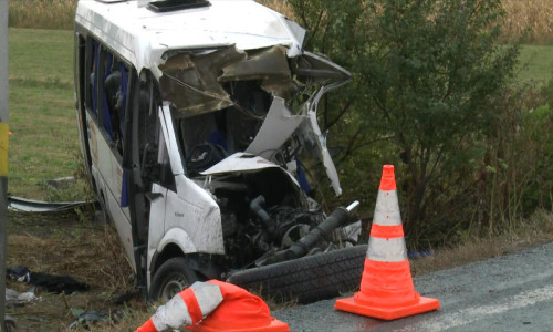 Accident cu microbuz Ialomița
