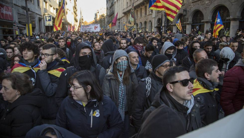 Proteste la Barcelona