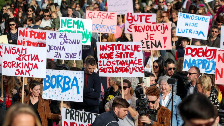 Proteste în Croația pentru victimele agresorilor sexuali