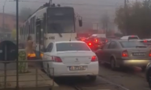 tramvai blocat