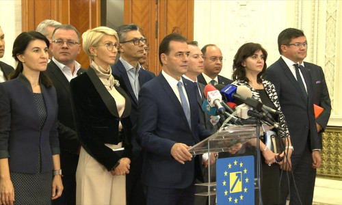 PNL-iști, în frunte cu Ludovic Orban