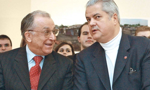 Ion Iliescu și Adrian Năstase