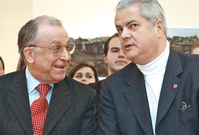 Ion Iliescu și Adrian Năstase
