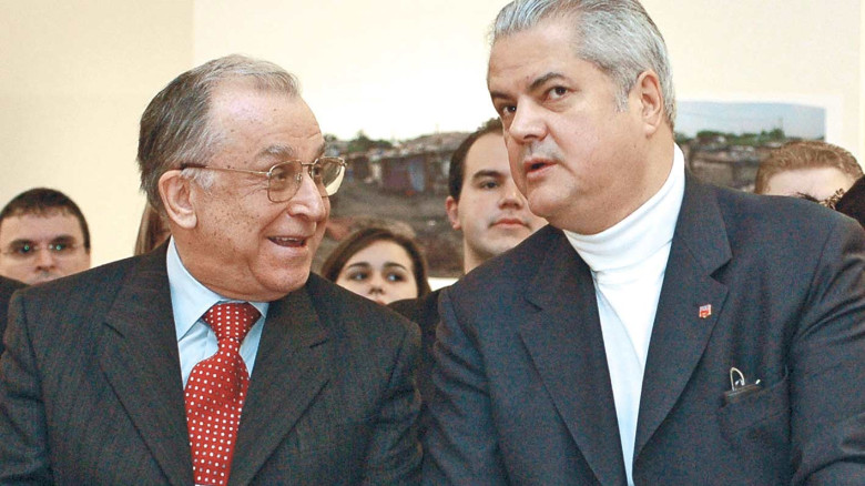 Ion Iliescu și Adrian Năstase