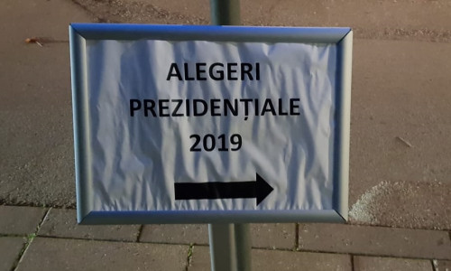 Semn cu alegerile prezidențiale din 2019