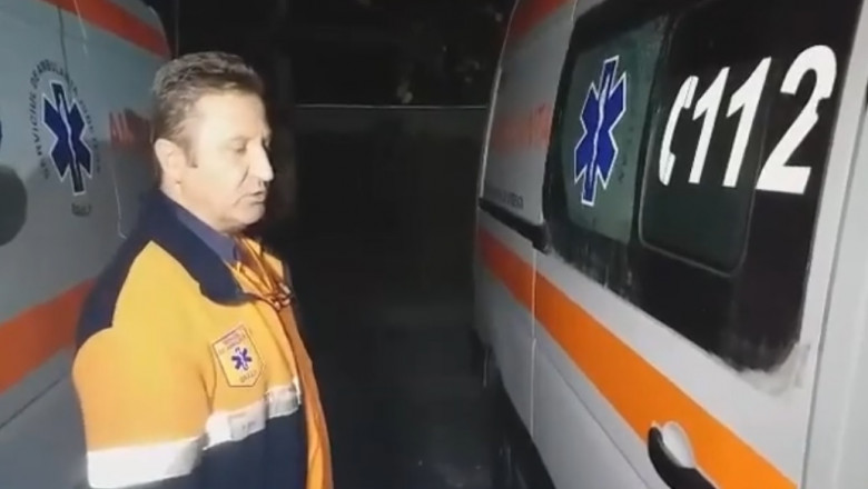 Ambulanță atacată cu pietre la Brăila