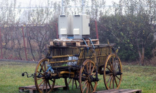 Stație de calitatea aerului pe căruță în Codlea