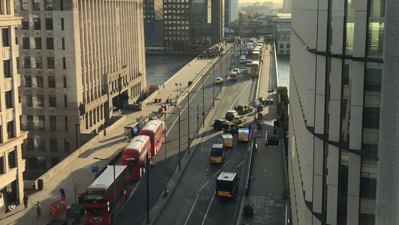 Atac pe London Bridge, Podul Londrei, incident