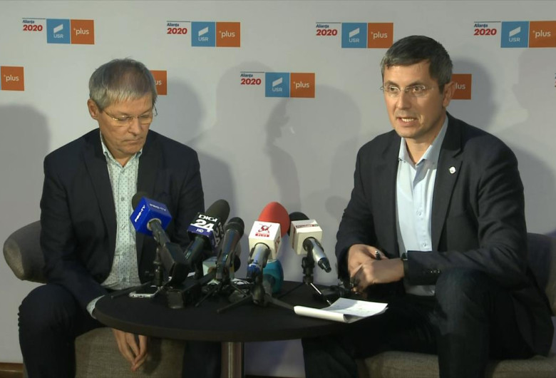 Dacian Cioloș și Dan Barna, USR-PLUS