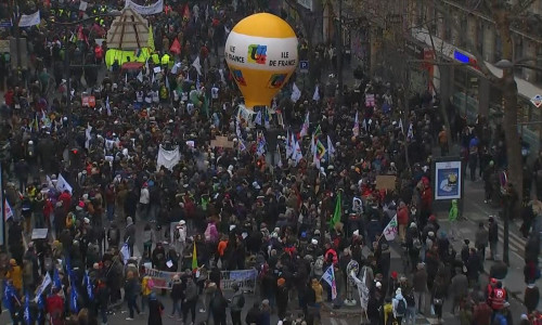 Proteste în Franța față de reforma pensiilor
